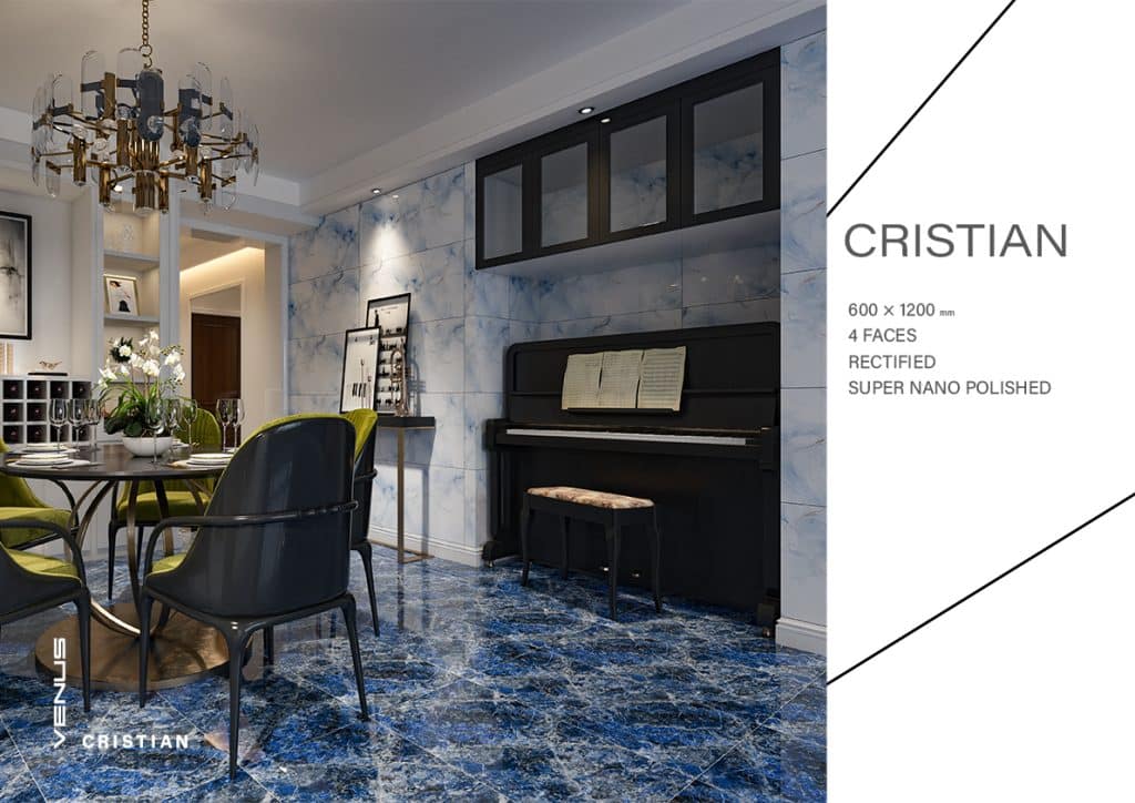 سرامیک پرسلان سوپر نانو پولیش طرح "کریستین"